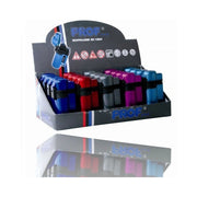 Trade Shop - Confezione Box 20 Pz Accendini Elettronici Ricaricabili Crystal Color Blue -
