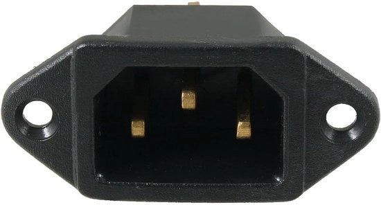 Entrata elettrica femmina in nero per risottiera 250V 10A con connessione C14