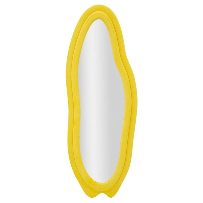 Specchio Da Muro Chanele Giallo cm 60x4x160