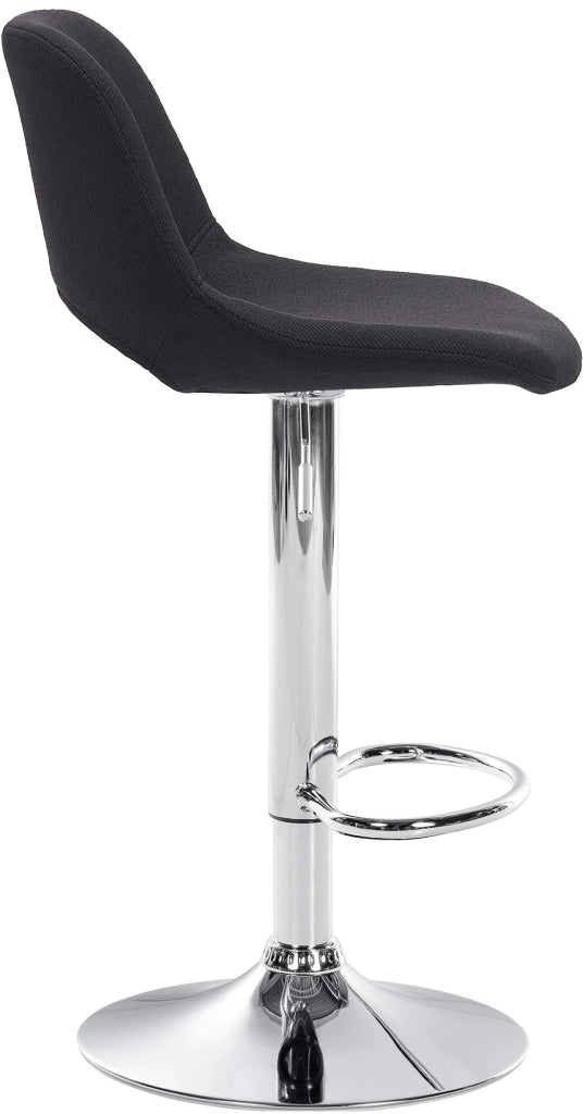 Barhocker Camden Stoff chrom