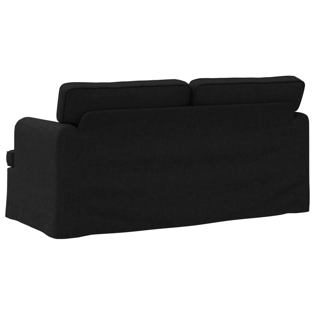 Divano Nero 142 x 80 x 85 cm Tessuto