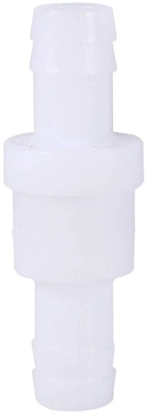 Terugslagklep unidirezionale in plastica per acqua/benzina/olio - 12 mm - Inline - Sicuro e non tossico - Chiusura