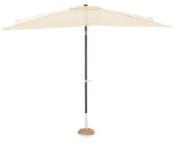 Ombrellone da Giardino 3x3 m Palo Ø48 mm in Alluminio e Poliestere Garden Ecrù