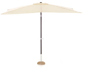 Ombrellone da Giardino 3x3 m Palo Ø48 mm in Alluminio e Poliestere Garden Ecrù