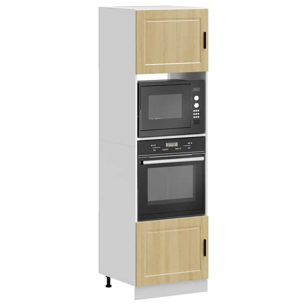 Pensile da cucina | Armadi Forno 2 pz Porto Rovere Sonoma in Legno Multistrato