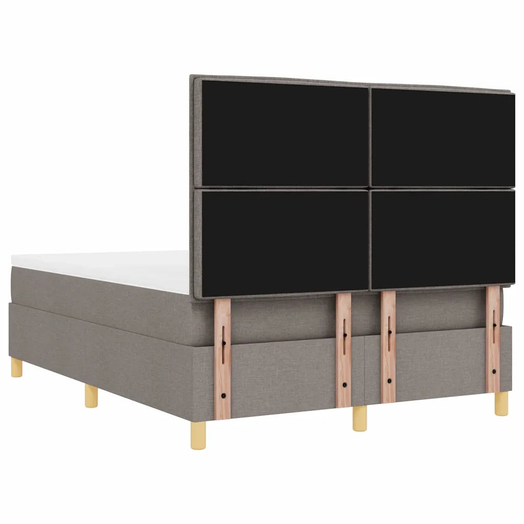 Letto a Sorgente LED con materasso Talpa 140 x 200 cm Tessuto 3343030