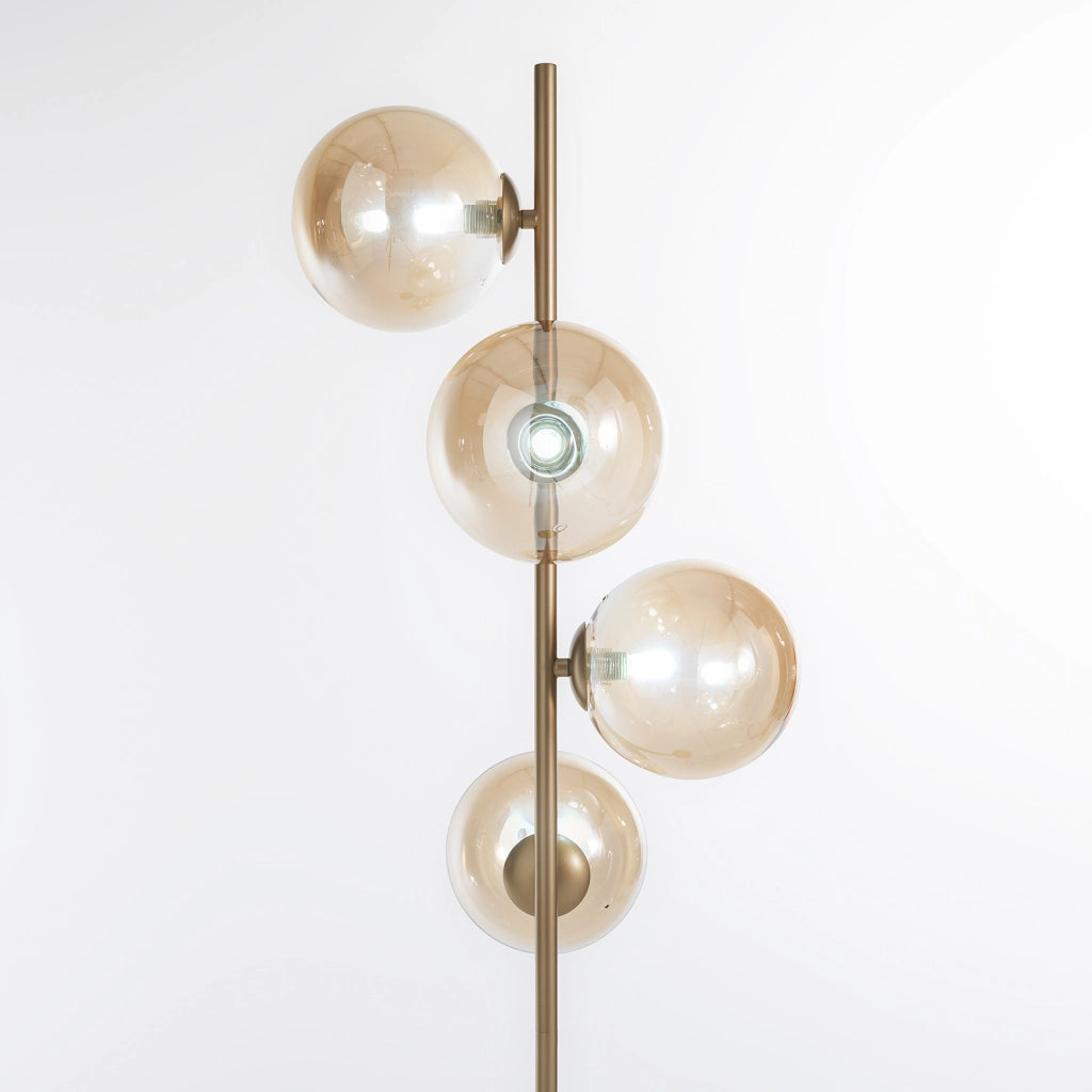 Lampada da terra EDERA ottone