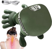 Massaggiatore per Spalle e Collo con Funzione di Calore – Apparecchio di Massaggio Elettrico per Spalle, Collo e Scapole – Massaggiatore a Batteria Shiatsu Senza Fili – Ricaricabile via USB – Rilassante Muscolare e Massaggio dei Punti Acupuntura