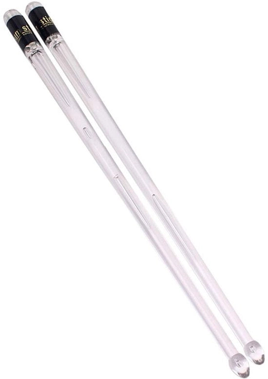 Drumsticks luminose - Materiale polimerico - Versione aggiornata - Riluce nel buio - 12 colori alternativi - Adatto per esibizioni live