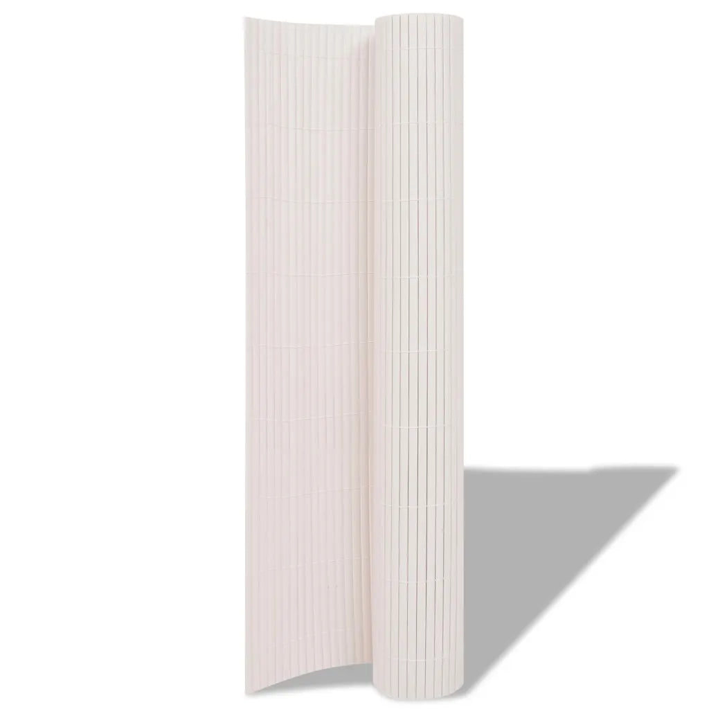 Recinzione per Giardino | Recinzione da cortile Bianco 150 x 500 cm PVC