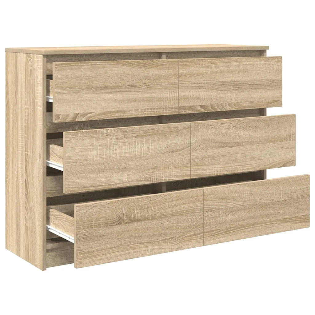 Credenza Rovere Sonoma 100x35x76 cm in Legno Multistrato 3328500