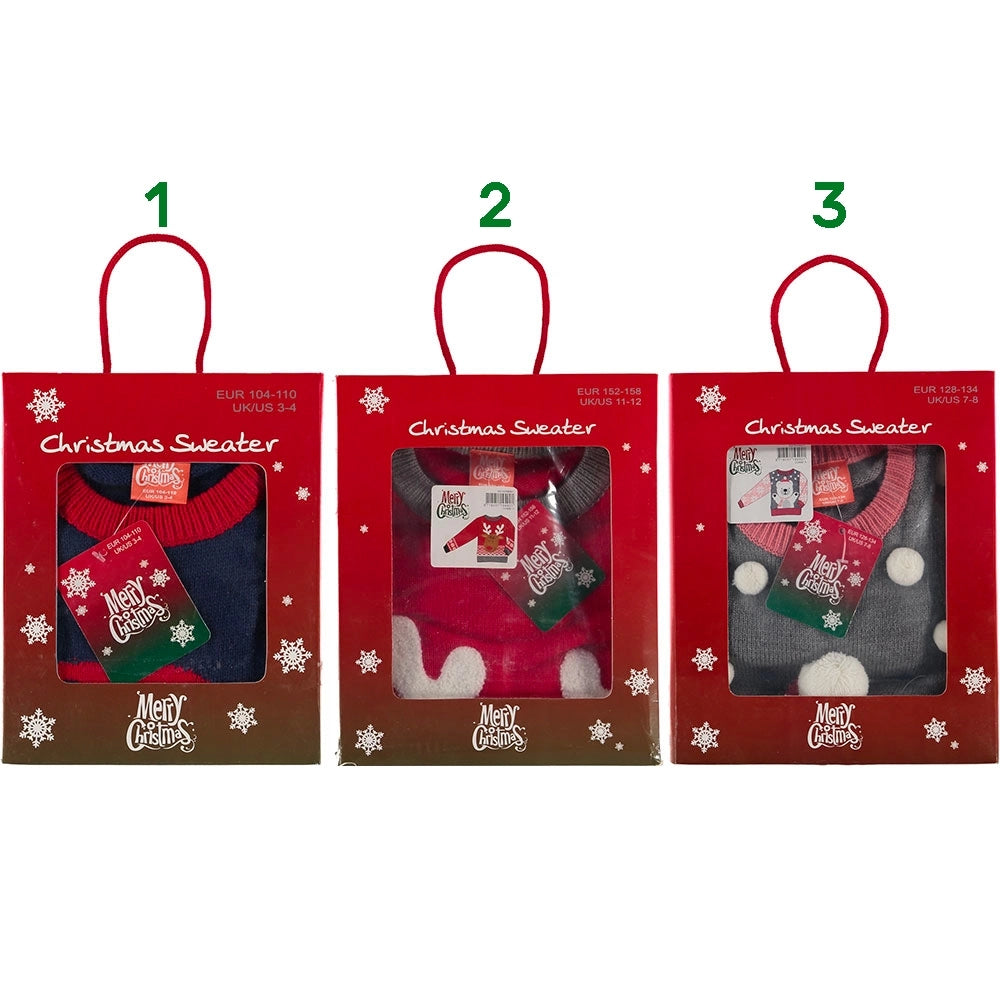 Maglione X-mas natalizia Bimbo/a