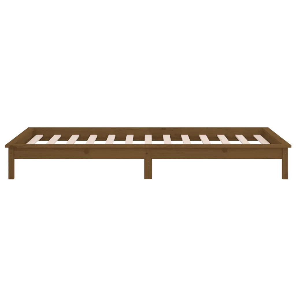 Giroletto LED Miele 75x190 cm 2FT6 Small Single Legno Massello cod mxl 60806