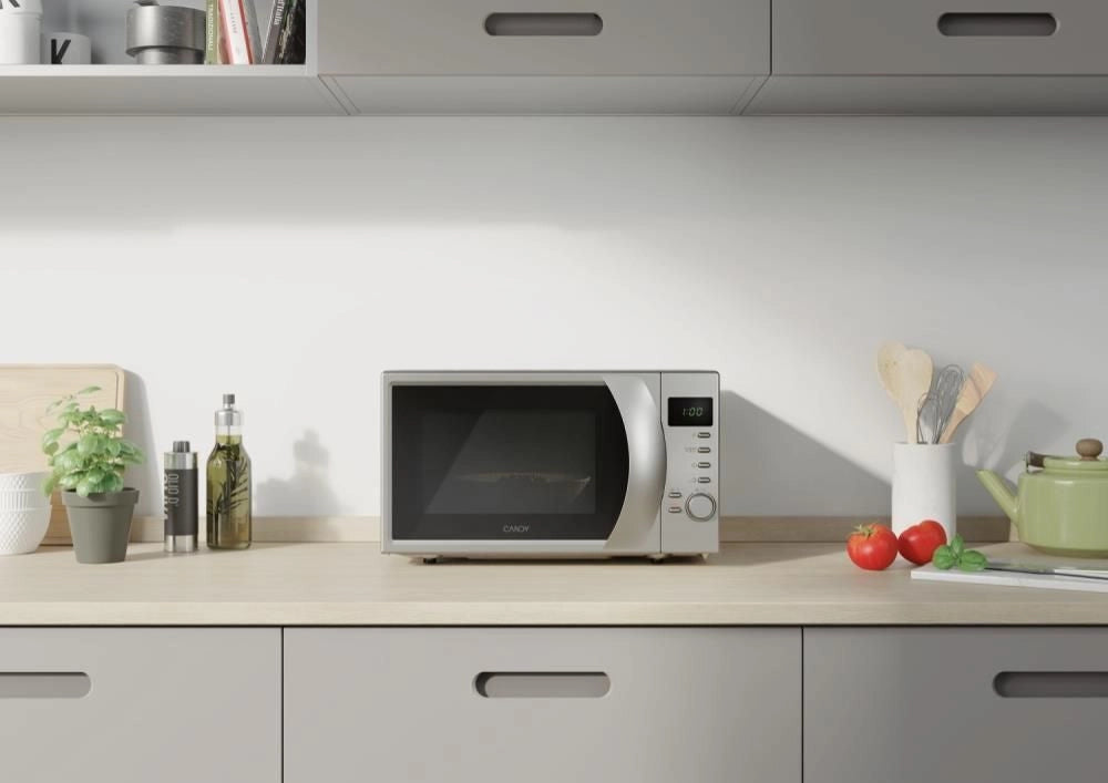 Candy Smart CMG2071DS Superficie piana Microonde con grill 20 L 700 W Argento