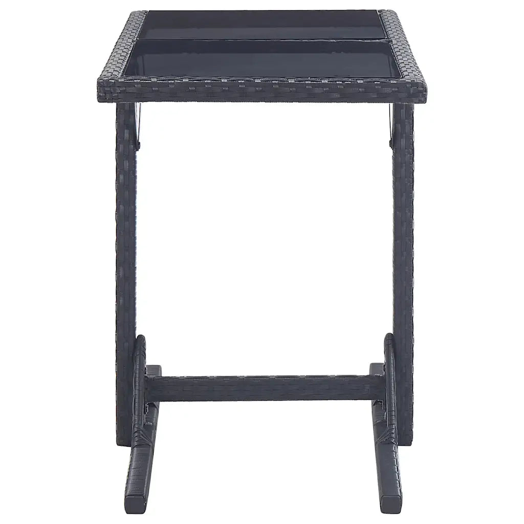 Set Mobili da Pranzo per Giardino 3 pz | Set Salotto da Giardino Nero