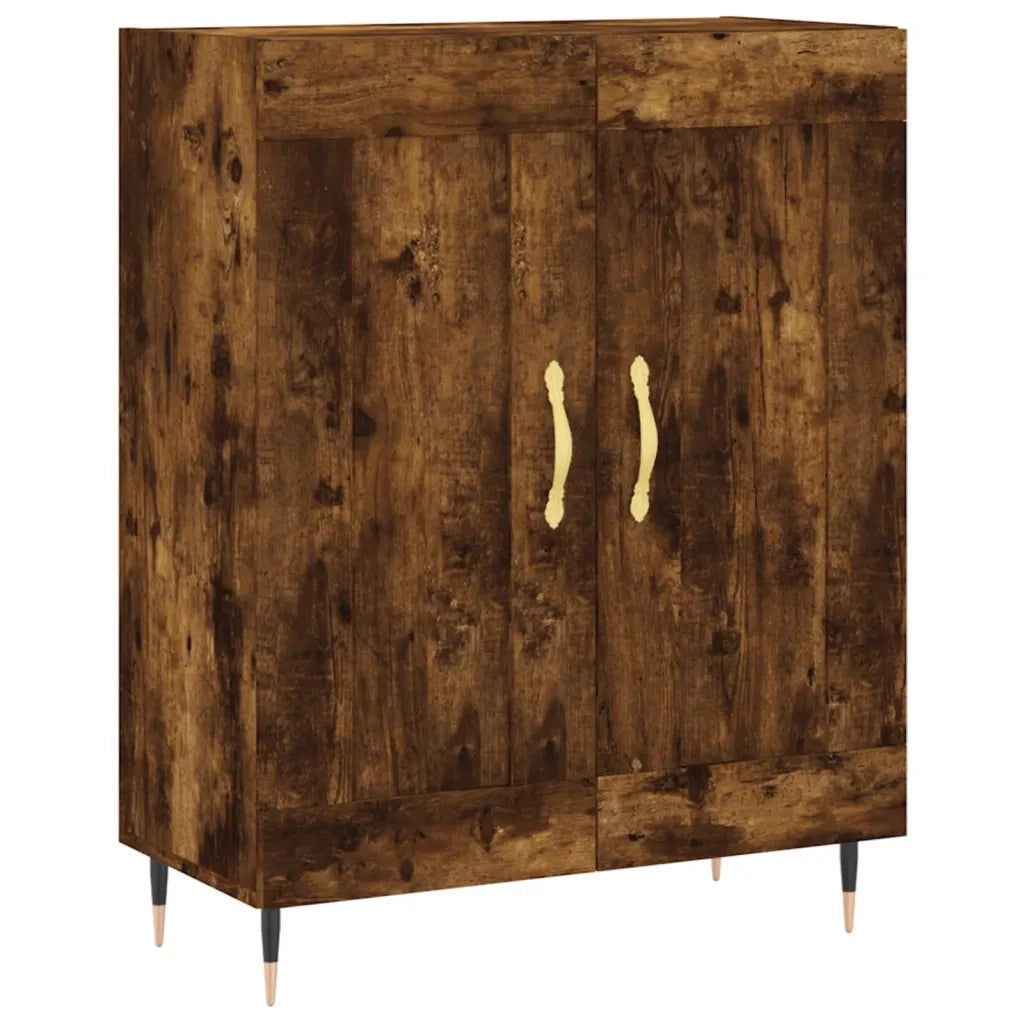 Credenza Rovere Fumo  69,5x34x180 cm in Legno Multistrato 3198326