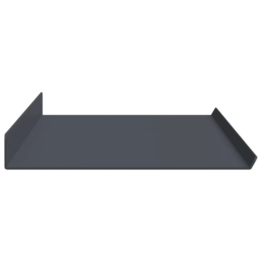 Mensola sospesa 4 pcs Antracite 80 x 18 x 2,5 cm Acciaio 8004037