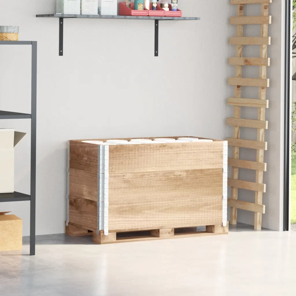 Paretali per Pallet 3 pz 100x50 cm in Legno Massello di Pino CFW4905531