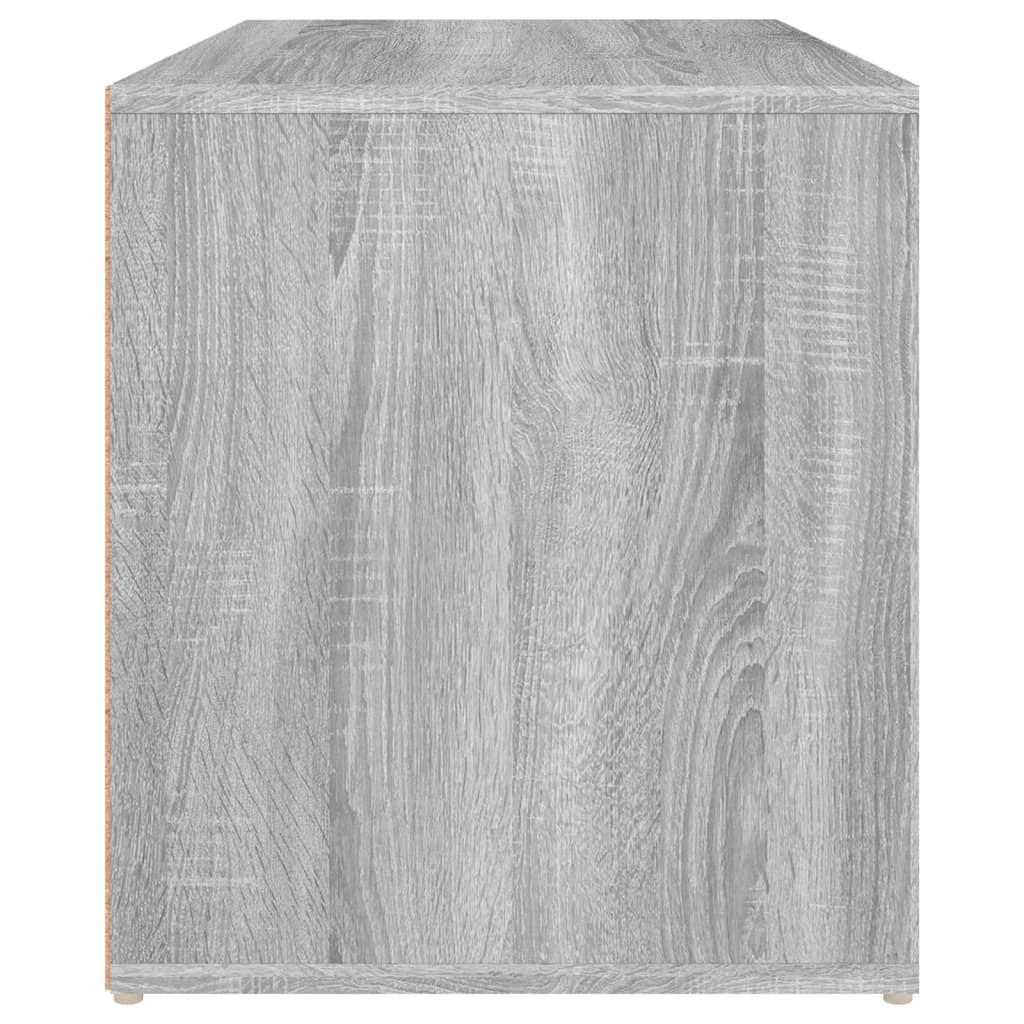 Panca da ingresso 80 x 40 x 45 cm in legno ingegnerizzato grigio 02_0010859