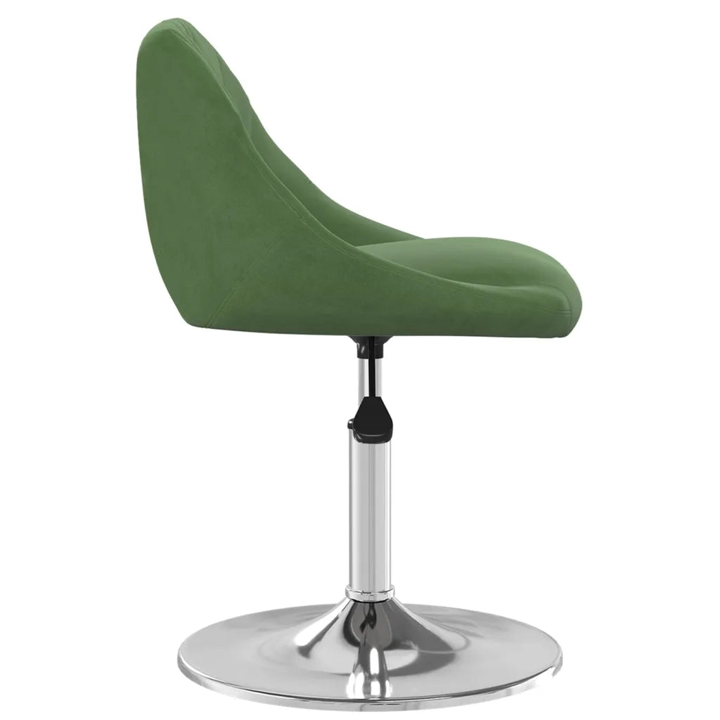 Sedie da Pranzo Girevoli 2 pz Verde Scuro in Velluto 335286