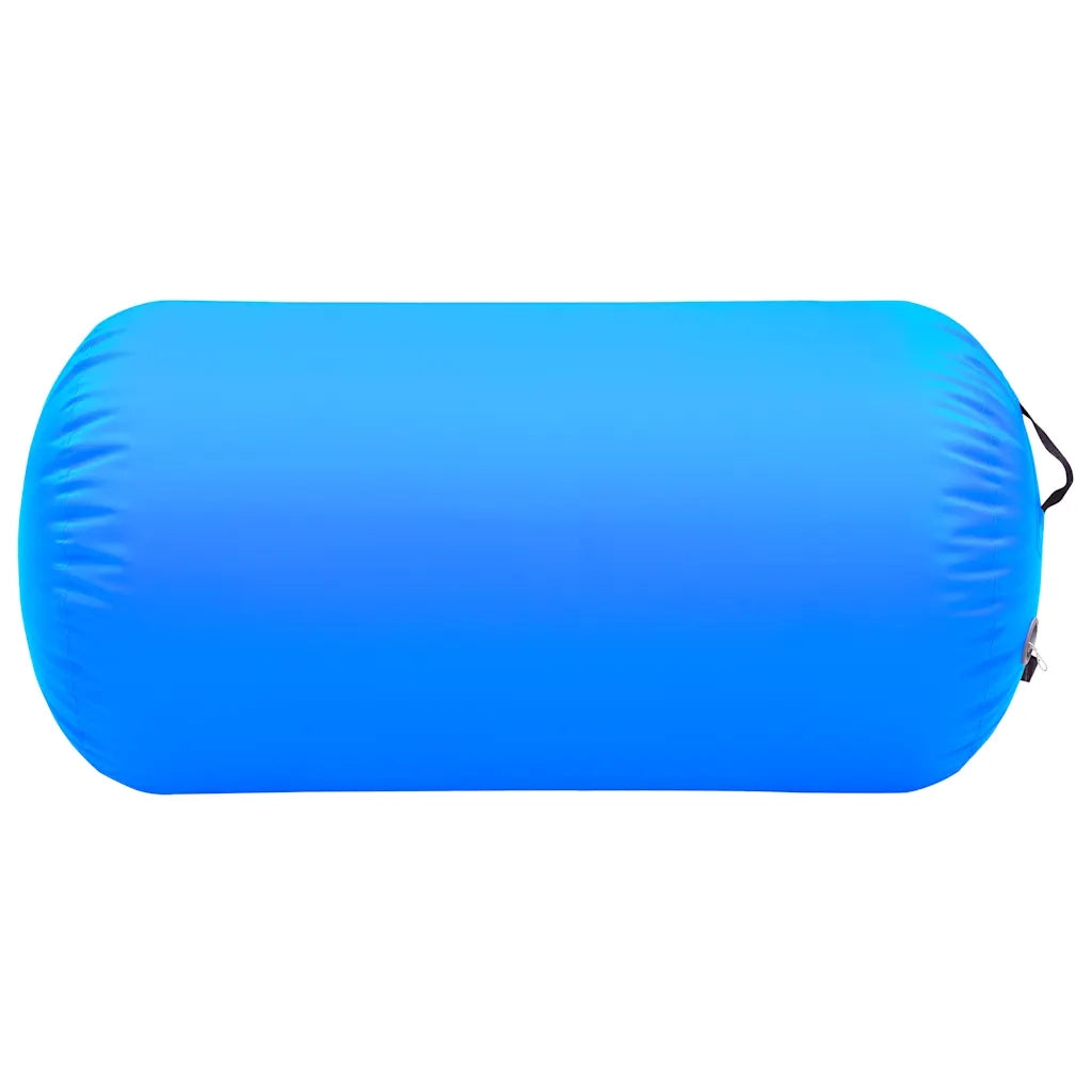 Rotolo da Ginnastica Gonfiabile con Pompa 120x90 cm in PVC Blu CFW7618345