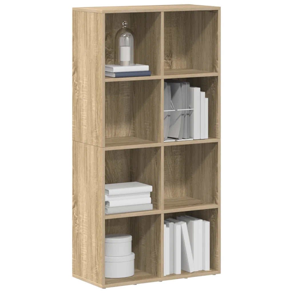 Libreria/Credenza Rovere Sonoma 66x30x130 cm Legno Multistrato 800156