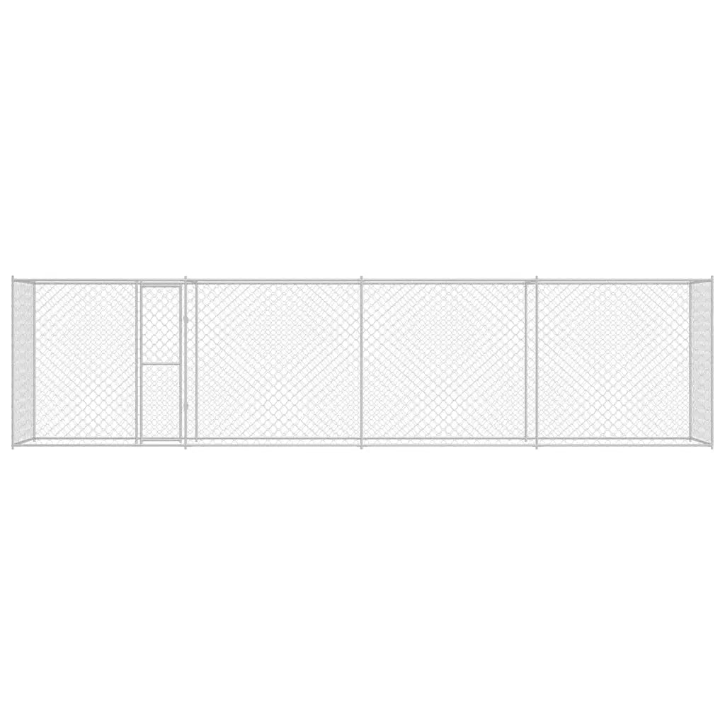 Gabbia per cani Argento 800 x 200 x 200 cm Acciaio zincato