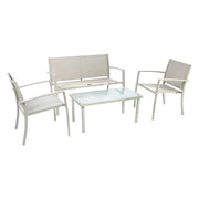 SET GIARDINO IN ACCIAIO 'SCARLINO'