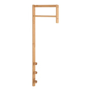 Appendiabiti da Parete Trento, Marrone, Bamboo, 30x3x82 cm