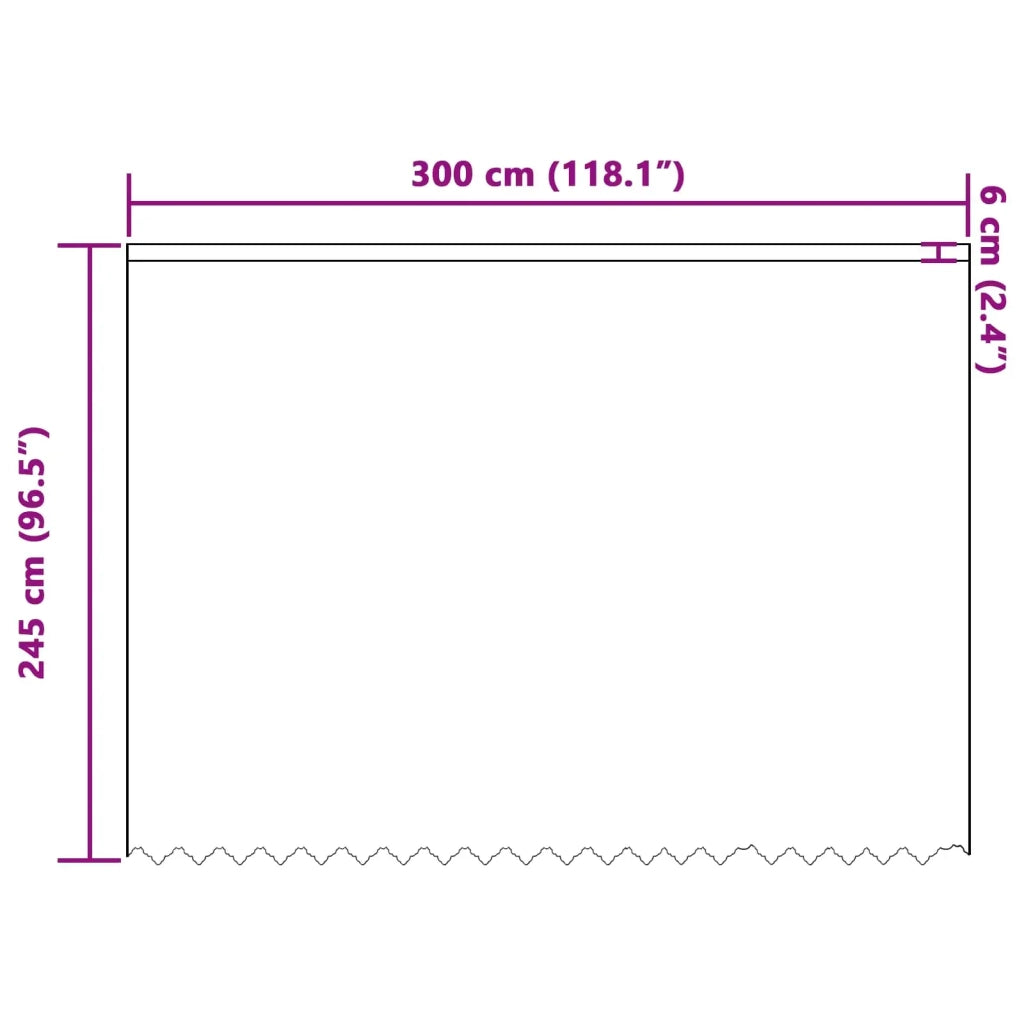 Tenda in Pizzo con tende Floreale Bianco 245x300cm Poliestere 4107783