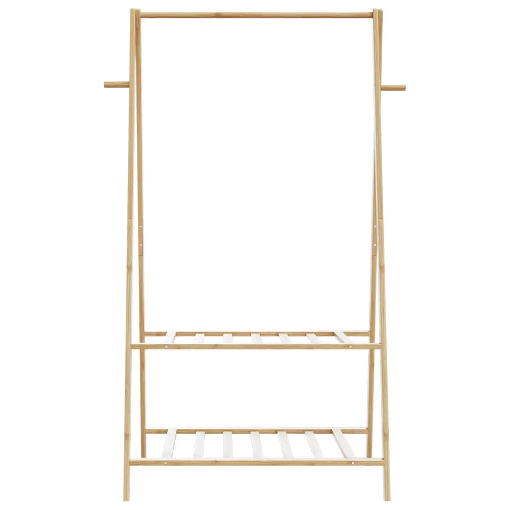 Appendiabiti con Ripiani 96x45,5x150,5 cm in Bambù 4008908