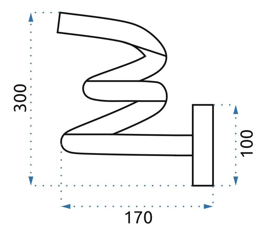 Lampada Led Spring Up App830-w Gold