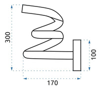 Lampada Led Spring Up App830-w Gold