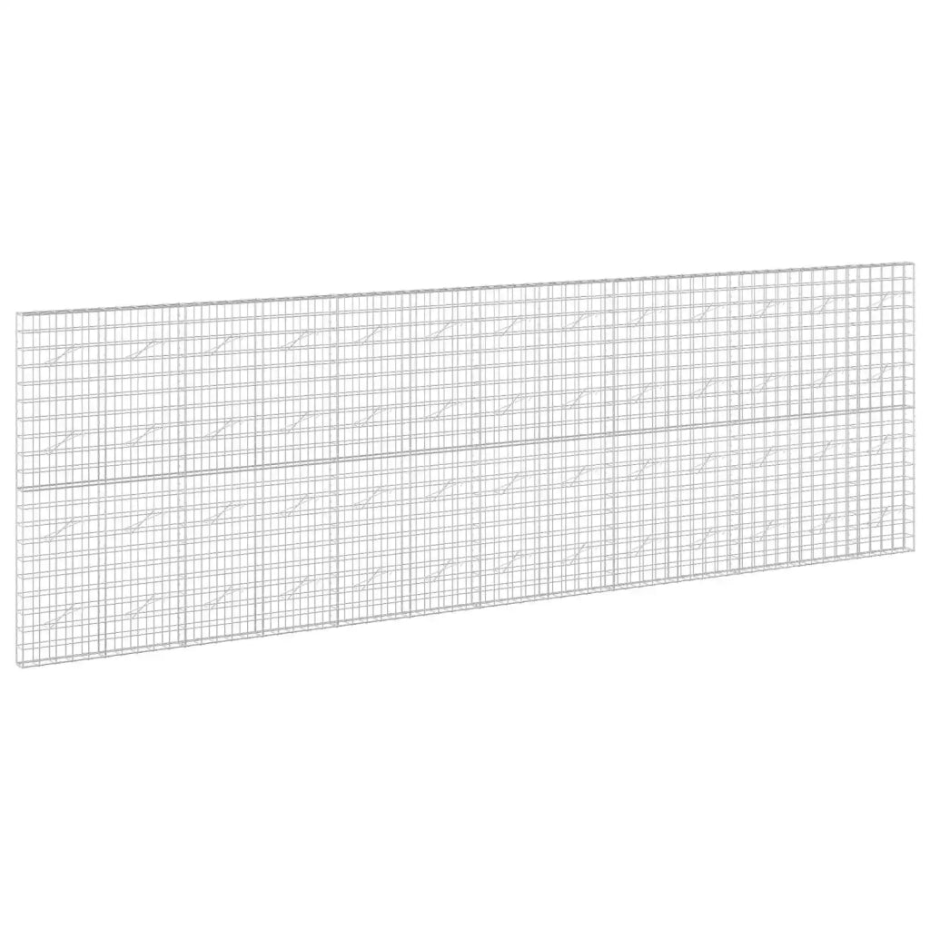 Gabione con filo da 5 mm e rete 10x10 cm 650x10x200 cm 3464983