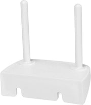 Accessorio per macchina da cucire - sostegno perfetto - 2 punte - plastica - 7 x 3,8 x 5,1 cm - stabilizzazione e supporto