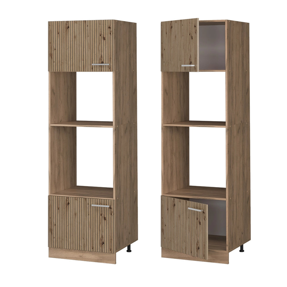 Vicco Set mobili bagno Rovere artigianale 60 cm