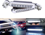 Generatore di Energia Eolica per Auto - 2X DC 12V 8LED - Illuminazione di Giorno - Luce Bianca - Lampada Auto