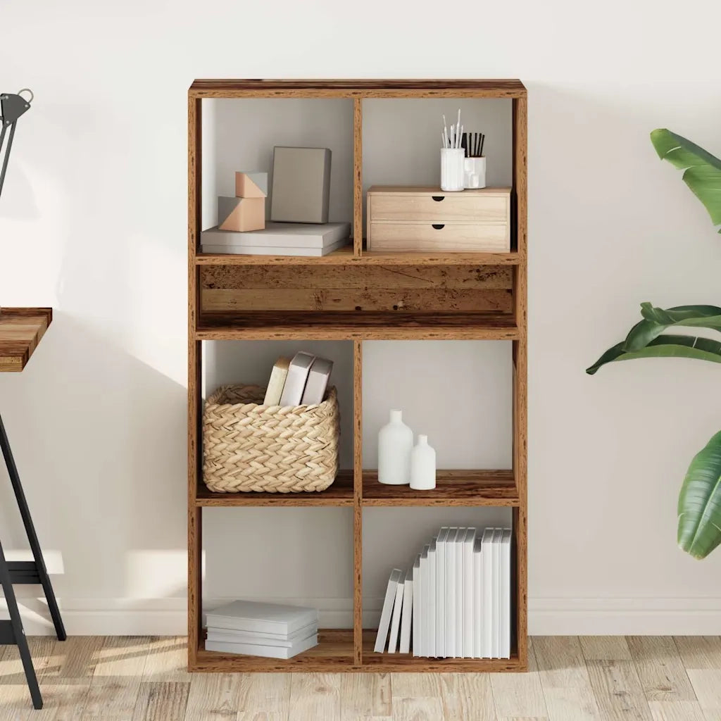 Libreria Legno Antico 66x31x112 cm in Legno Multistrato 860308