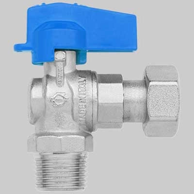 MINI RUBINETTO A SFERA SQUADRA MF  1/21/2 dado girevole     F.I.V.