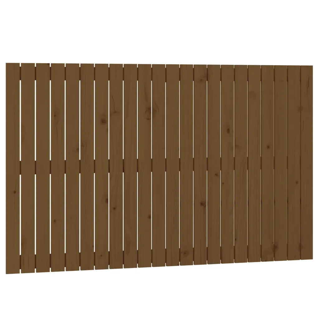 Testiera da Parete Ambra 140x3x90 cm in Legno Massello di Pino