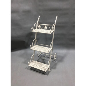 C FIORIERA C/RUO 3 RIP 54X34X78CM BIANCO ANT EPOQUE- 2,0 confezione