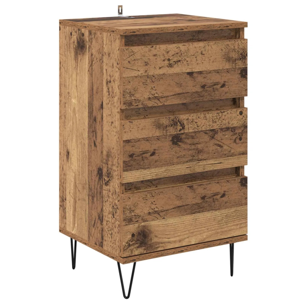 Credenza | Madia | Buffet da pranzo | Armadio da pranzo con cassetto Legno vecchio 40 x 35 x 70 cm