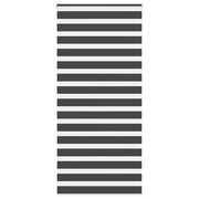 Tenda a Rullo Zebra Nero Larghezza Tessuto 90,9 cm Poliestere