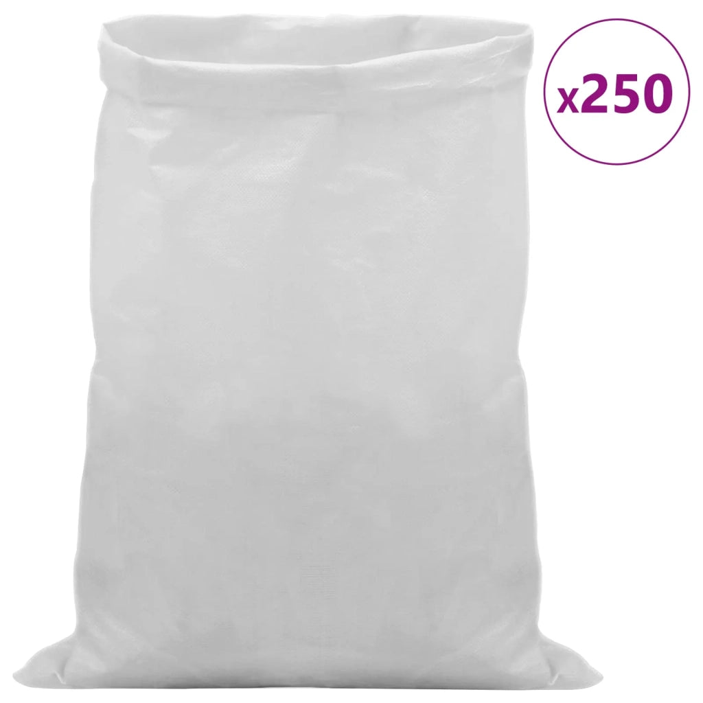 Sacchi Intrecciati 250 pz Bianco 30 x 45 cm PP 42032379