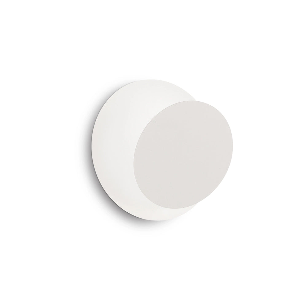 Applique Contemporanea Tick Metallo Bianco 1 Luce 7,5W 3000K Luce Calda