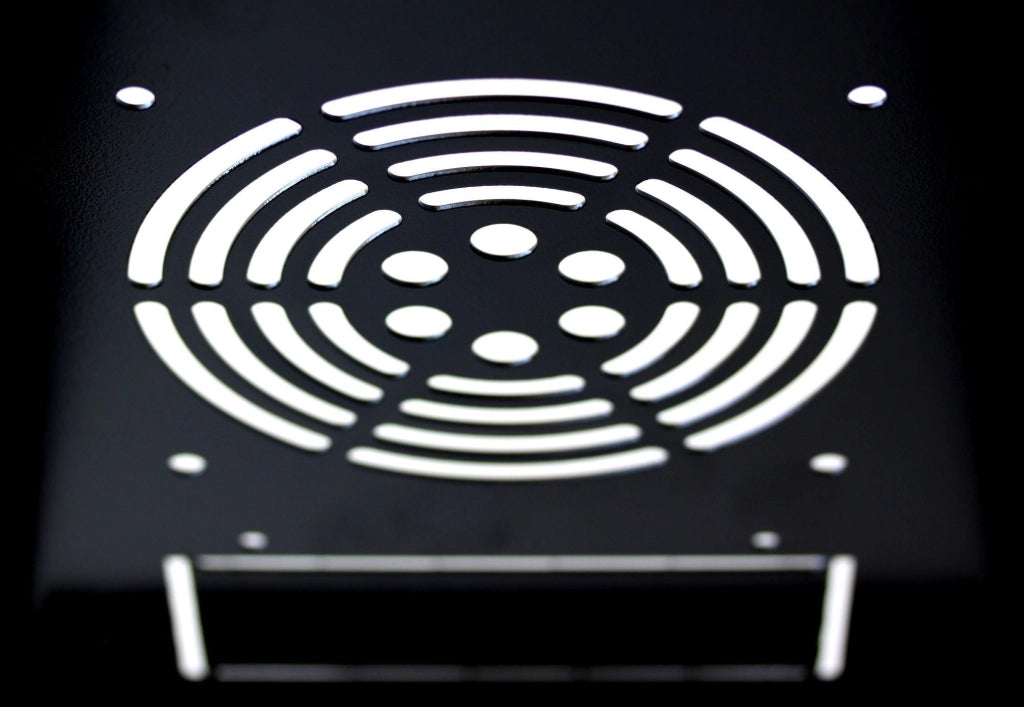 Armadio Rack 10'' a muro 6 unità Porta Grigliata Nero