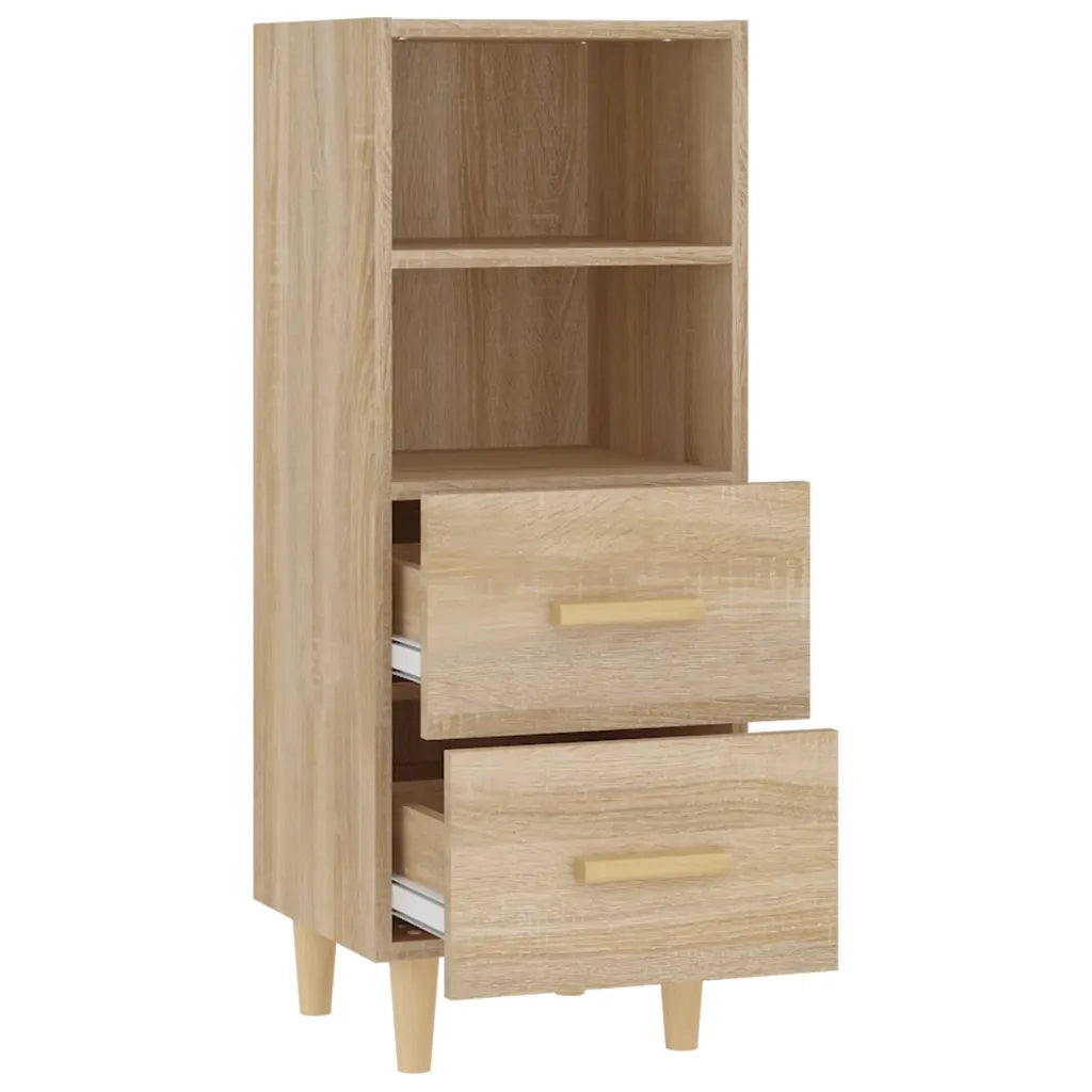 Credenza Rovere Sonoma 34,5x34x90 cm in Legno Multistrato cod mxl 9656