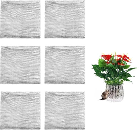 Mandrie di protezione per radici in acciaio inossidabile - set di 6 - 35 x 35 cm