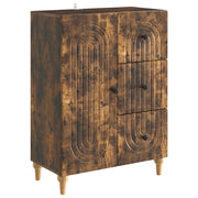 Credenza Rovere Fumo 66 x 34,5 x 90 cm Legno ingegnerizzato
