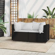 Divano Angolare da Giardino con Cuscini in Polyrattan Nerocod mxl 118483
